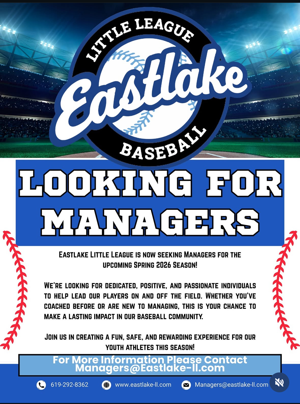 Looking For Managers!